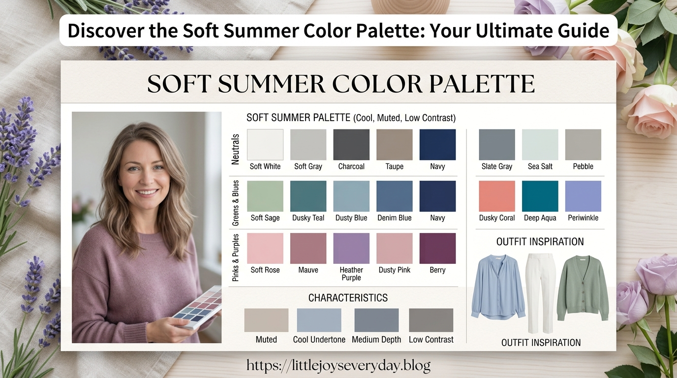 Discover the Soft Summer Color Palette: Your Ultimate Guide
