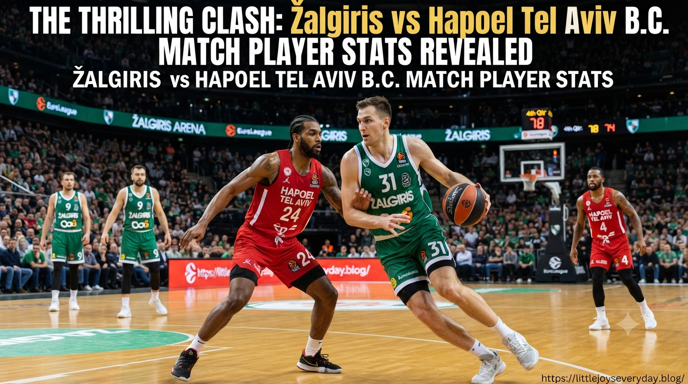 The Thrilling Clash: Žalgiris vs Hapoel Tel Aviv B.C. Match Player Stats Revealed